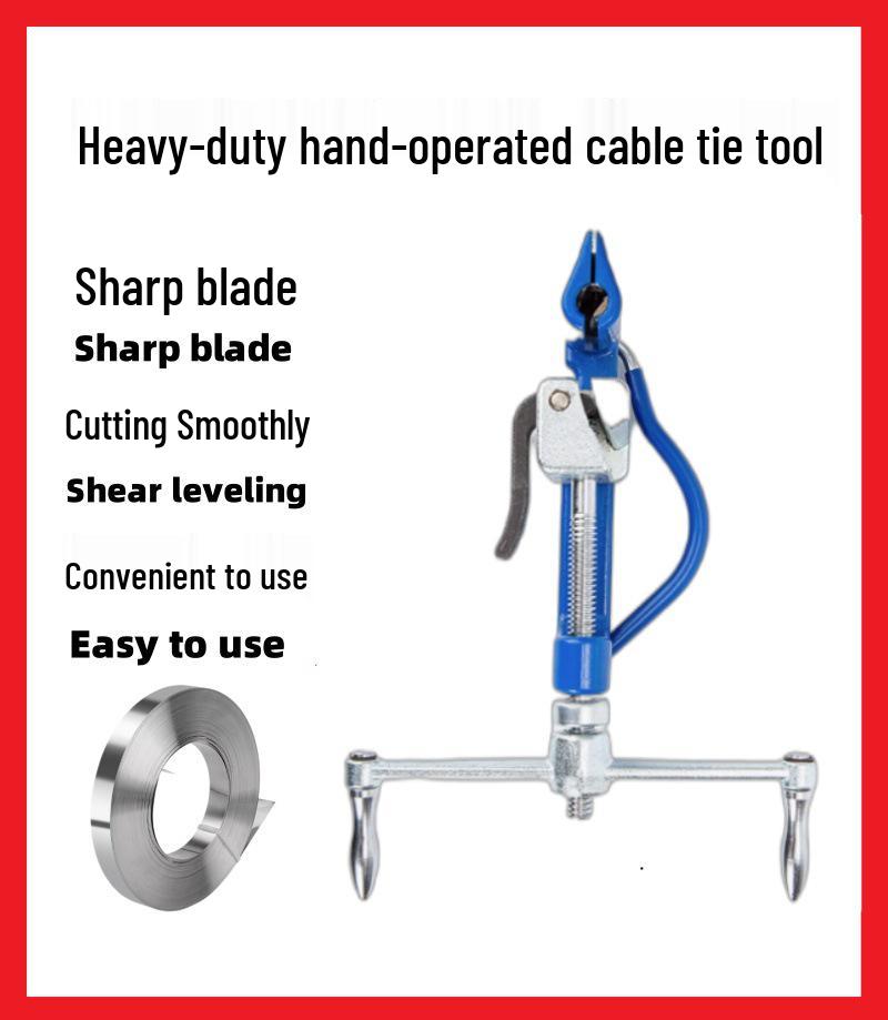 Пневматические плоскогубцы для натяжения и обрезки кабельных стяжек из нержавеющей стали