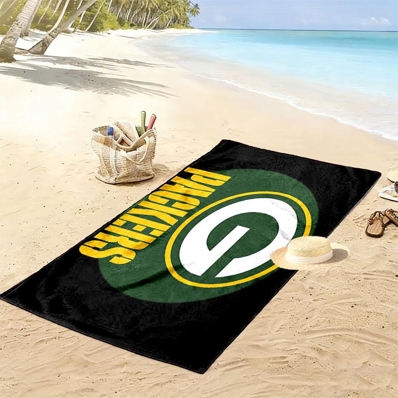Steelers logo Print Beach Towel, Large Soft Quick Dry Towel for Beach Camping Swimming