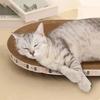 Corrugated Cat Scratcher Cat Scrapers Round Oval Grinding Claw Toys for Cats Wear-Resistant Cat Bed Nest Cat Accessories