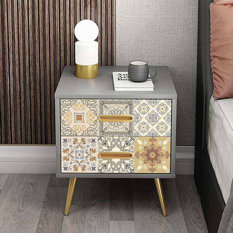 Ретро кухонные столы наклейка плитка узор напольная наклейка матовая поверхность плитка наклейка водонепроницаемая