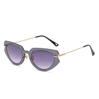 Солнцезащитные очки «кошачий глаз», модные очки для подиума в том же стиле, персонализированный набор солнцезащитных очков для женщин