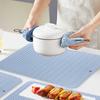 Silicone Drain Mat Anti-slip Base Food Grade Easy To Clean Cookware Drying Tray Air Circulation Drain Mat