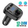 Car Fm Transmitter Bluetooth Mp3 Player Fast Car Charger Fast Charging Ridao Receiver Dual USB Port Hands-free