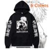 Jujutsu Kaisen Hoodie Anime Gojou Satoru Print Harajuku Man Clothes Fleece Hoodies Hooded Pullovers Tops Loose Long Sleeves