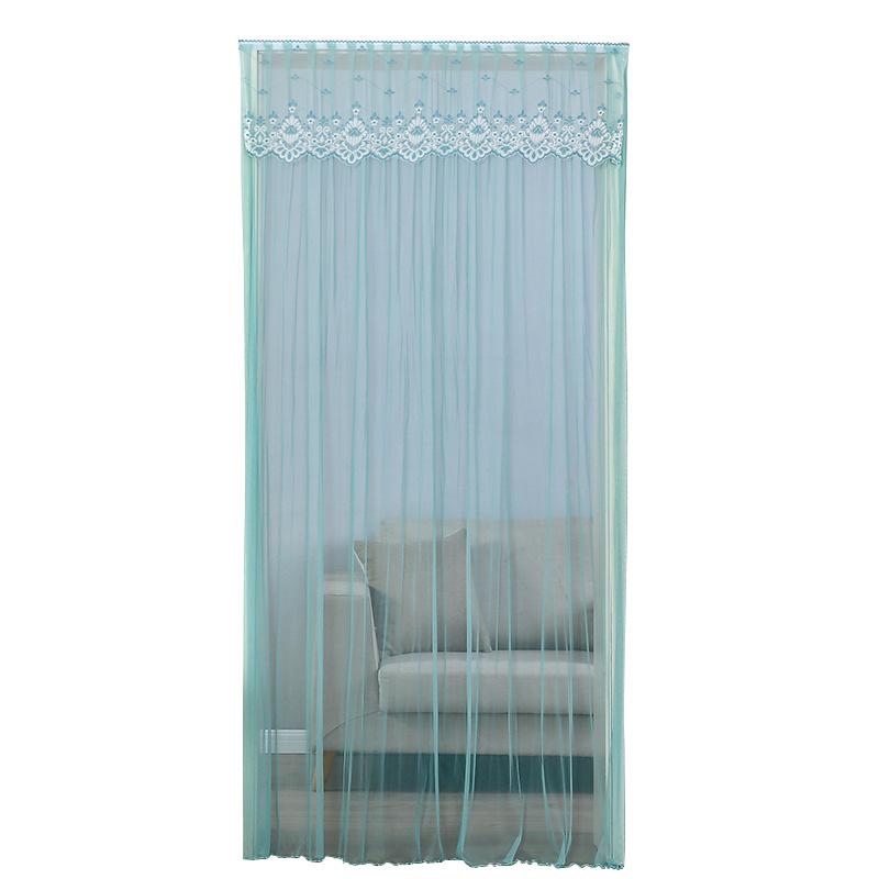 1 шт., кружевная отделка, дверная сетка, защита от комаров, кружевная дверная занавеска, дверные сетки, летние летние насекомые для спальни