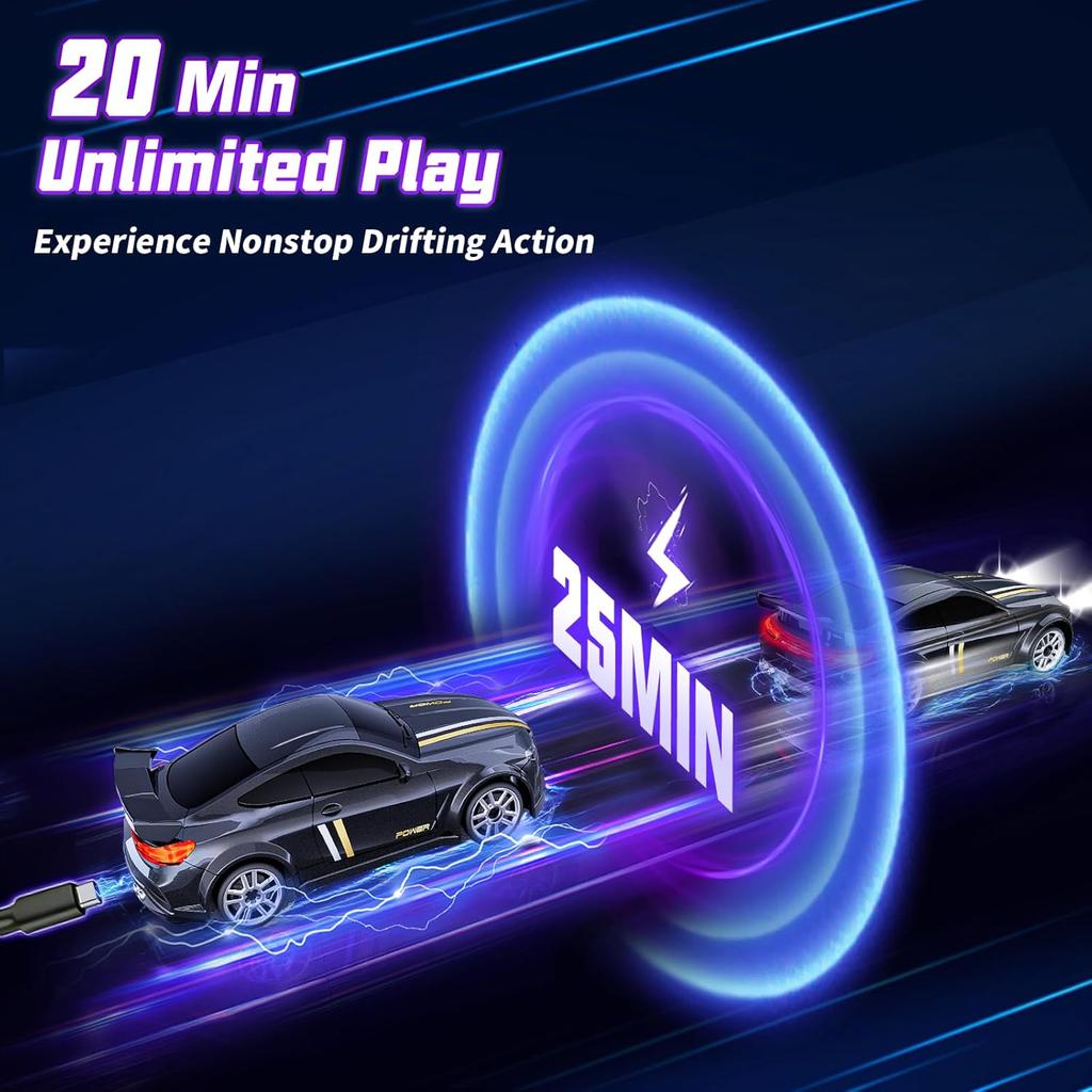 1:64 Mini Remote Control Car, RC Racing Toy, Simulation Model, Stunt Drift, Kids' Favorite Toy, Perfect for Holiday Gifts