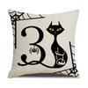 Хэллоуин Наволочка Смешной Ужас Кот Вечеринка Украшение Подушка Диванная Подушка Комбинация