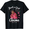 Just a Girl Who Loves Anime and Karaoke Singing Music Japanese Manga Japan Kawaii Unisex T-Shirt