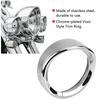 7 дюймов Touring Softail Visor Headlight Light Trim Beauty Ring