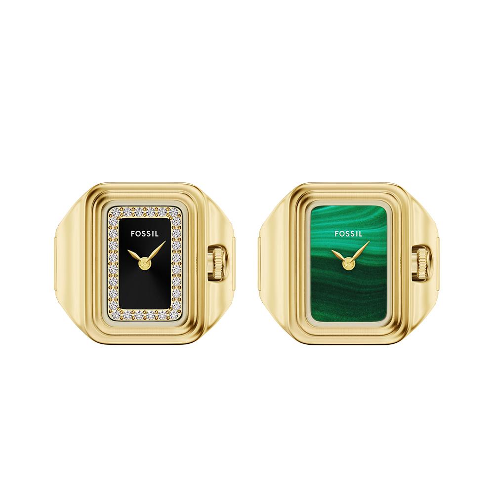 Paseul Ring Watch Women'S Metal Watch Square 2 Types