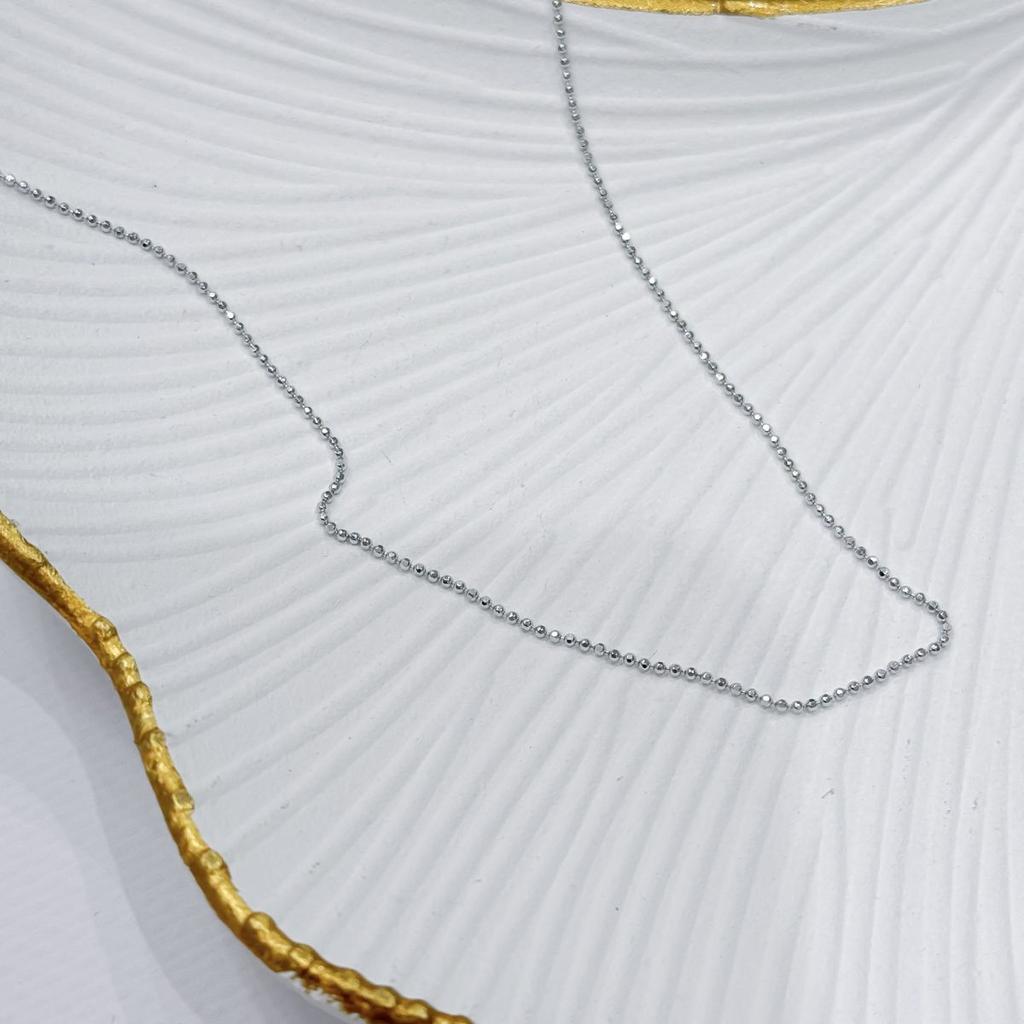 Silver Chain Without Stones, Product Weight 1.82 G (2173151)