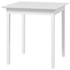 Kitchen Table Dining Table Square Table, modern design, 75 cm x 75 cm x 76 cm, White