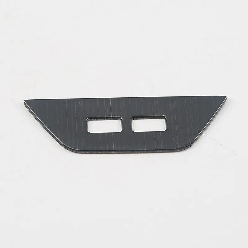 Для Volkswagen T-Roc T ROC 2017 2018 аксессуары внутренний подлокотник заднее вентиляционное отверстие крышка из нержавеющей стали накладка розетка переменного тока панель