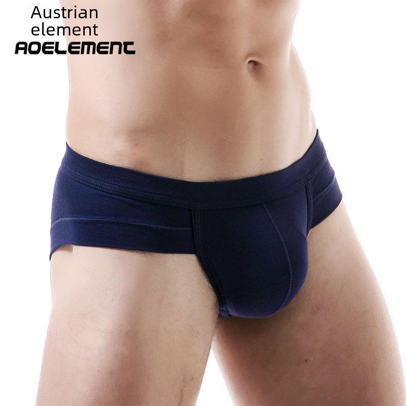 Мужские U-образные трусы: Чувственный мешочек, дышащие спортивные шорты с заниженной талией, новый стиль.