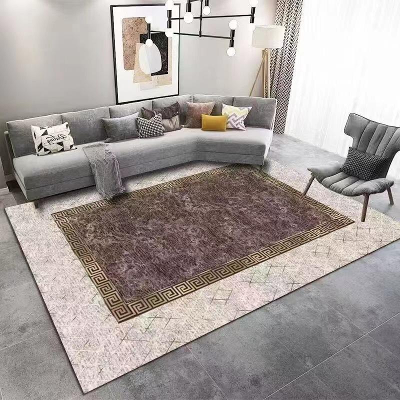 Ковер для гостиной грязеотталкивающий и простой в уходе, прикроватный ковер, ковер под диван и кофейный столик, ковер для большой площади