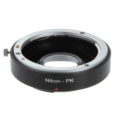Переходное кольцо с бесконечностью и стеклом для объектива с байонетом Nikon F AI на камеру Pentax PK K K110D K200D K20D