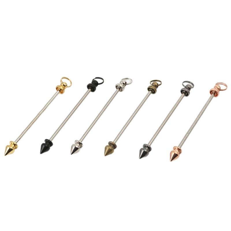 30 шт. Металлические стержни-шармы с пинами с ушком, Металлические подвески-стержни для нанизывания бусин, Универсальные аксессуары для бисероплетения для дизайнеров ювелирных изделий