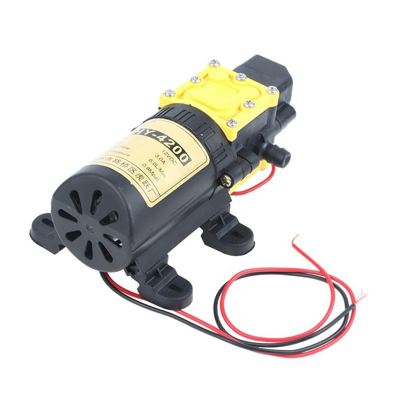 1Pcs Self-Priming Diaphragm Water Pump 12V 8.0L High Pressure Agricultural Spray Pump For Agrochemical Application In Farming