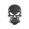 2026 3D Aluminium Skull Head Badge Stickers Car Door Fender Decal Rear Trunk Emblem Sticker Auto Accessories For Audi Benz BMW Kia