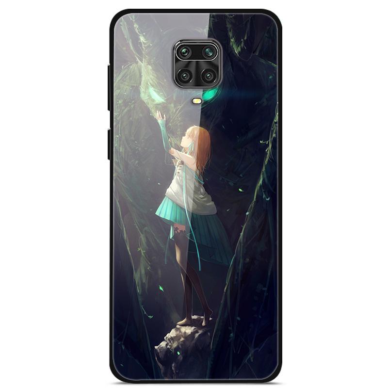 Закаленное Стекло Чехол Для Xiaomi Redmi Note 9S Чехол Мягкий Бампер Жесткий Стеклянный Чехол Для Xiaomi Redmi Note 9 S 9S Pro Max Чехол Для Телефона