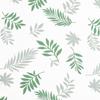High Back Cushions 4 pcs Leaf Pattern Oxford Fabric