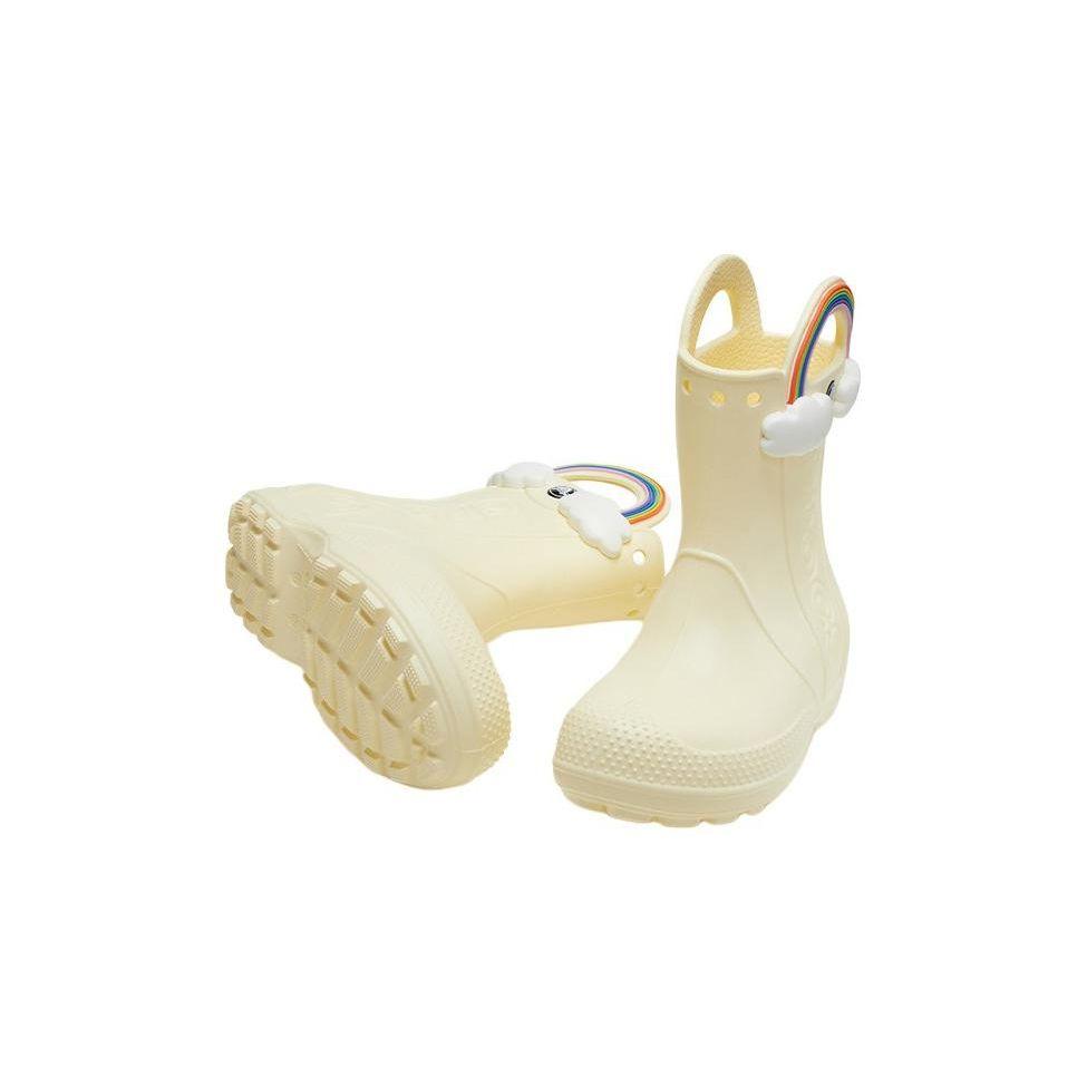 Crocs Ева Удобные Низкие Детские Ботинки Детские ботинки Кремово-желтый 210026-76O