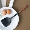 Katewaltz Easysilly Lunoa Turner with Wood Handle Silicone Cooking Utensils