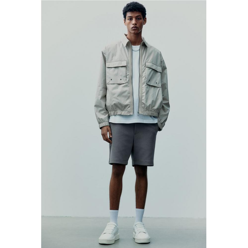 Куртка HM Utility свободного кроя бежевого цвета