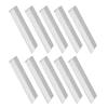 10PCS Eyebrow Razor Blades Hair Removal Brow Shaving Straight Edge Stainless Steel Razor