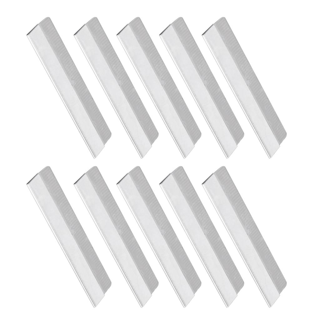 10PCS Eyebrow Razor Blades Hair Removal Brow Shaving Straight Edge Stainless Steel Razor