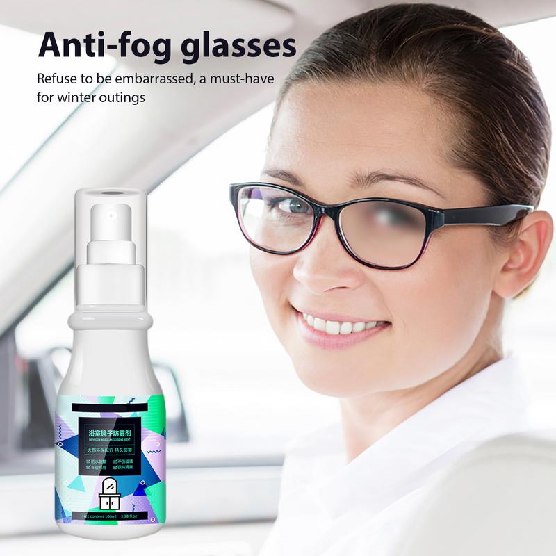 Anti Fog Spray For Windshield Glass Defogger Car Defogging Spray Windshield Fog Prevention Non-Irritating Car Window Defogger