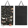 Wall Mounted Jewelry Display Organizer Bag Vertical Earring Necklace Bracelet