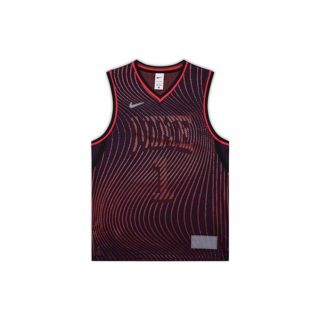 Nike Баскетбольная майка мужская темно-красная DH7135-410