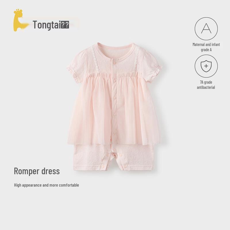 Летний короткий комбинезон-платье для девочки TONGTAI