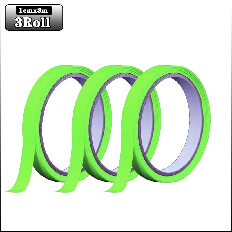 Светящаяся в темноте лента для украшения на Хэллоуин на открытом воздухе пожарная сигнальная лента для лестниц и сцен зеленая ударопрочная светящаяся в темноте лента