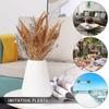 Plant Christmas Ornament Artificial Plant Gold Silver Simulation Leaf Christmas Artificial Flower
