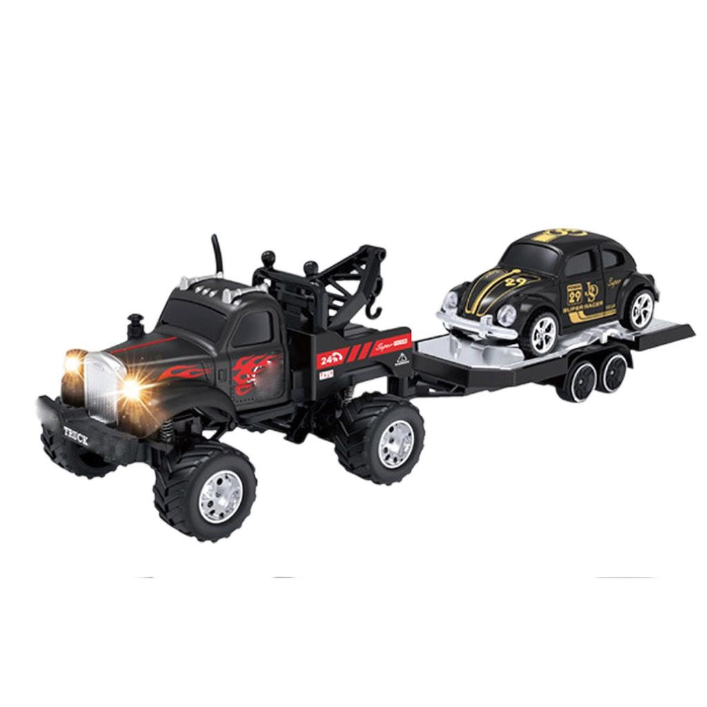 Rc Truck, Rc Semi Truck With Trailer, Rc Truck 1/64 Scale Alloy, 2025 New Rc Truck, 2.4ghz Remote Control, For Kids Gifts