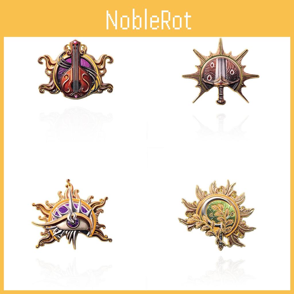 Baldurs Gate 3 Collectors Badge With Animal Cartoon Design For Cosplay And Fans