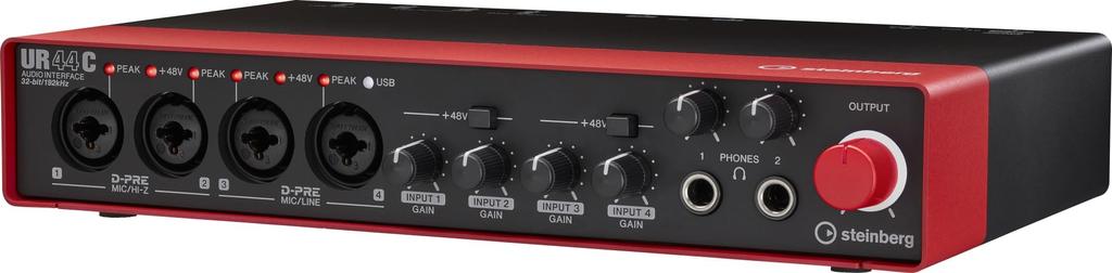 Steinberg Steinberg Audio Interface Red UR44C RD USB3.0 32bit/192kHz