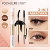 Focallure 2 в 1 3D шелковая тушь для ресниц водостойкая черная подводка для глаз удлиняющая основа для ресниц завивка ресниц макияж косметика