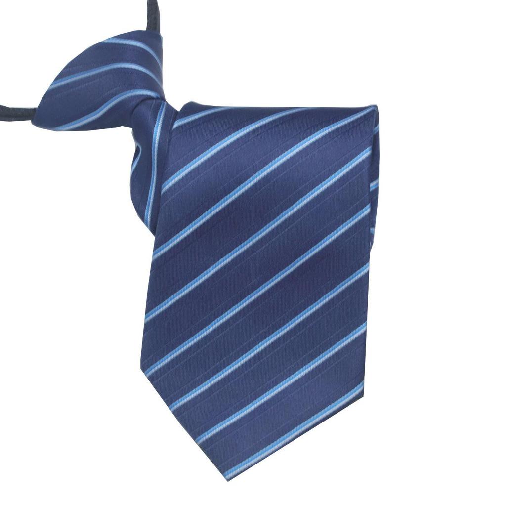 Мужской деловой галстук-молния, 8 см, в красную и черную полоску