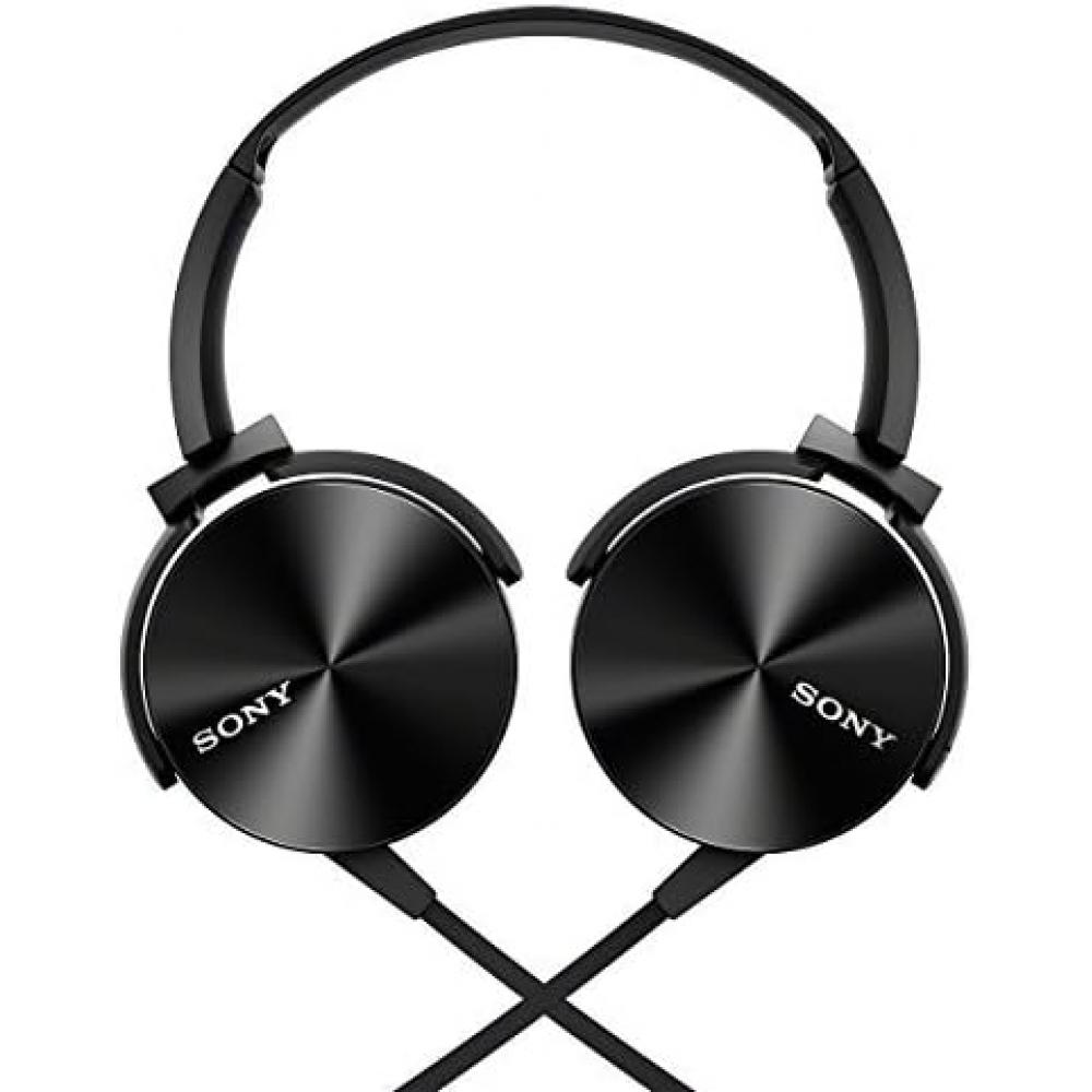 Sony Наушники Sony Mdr XB450 герметичные складные черные Mdr XB450 B черные