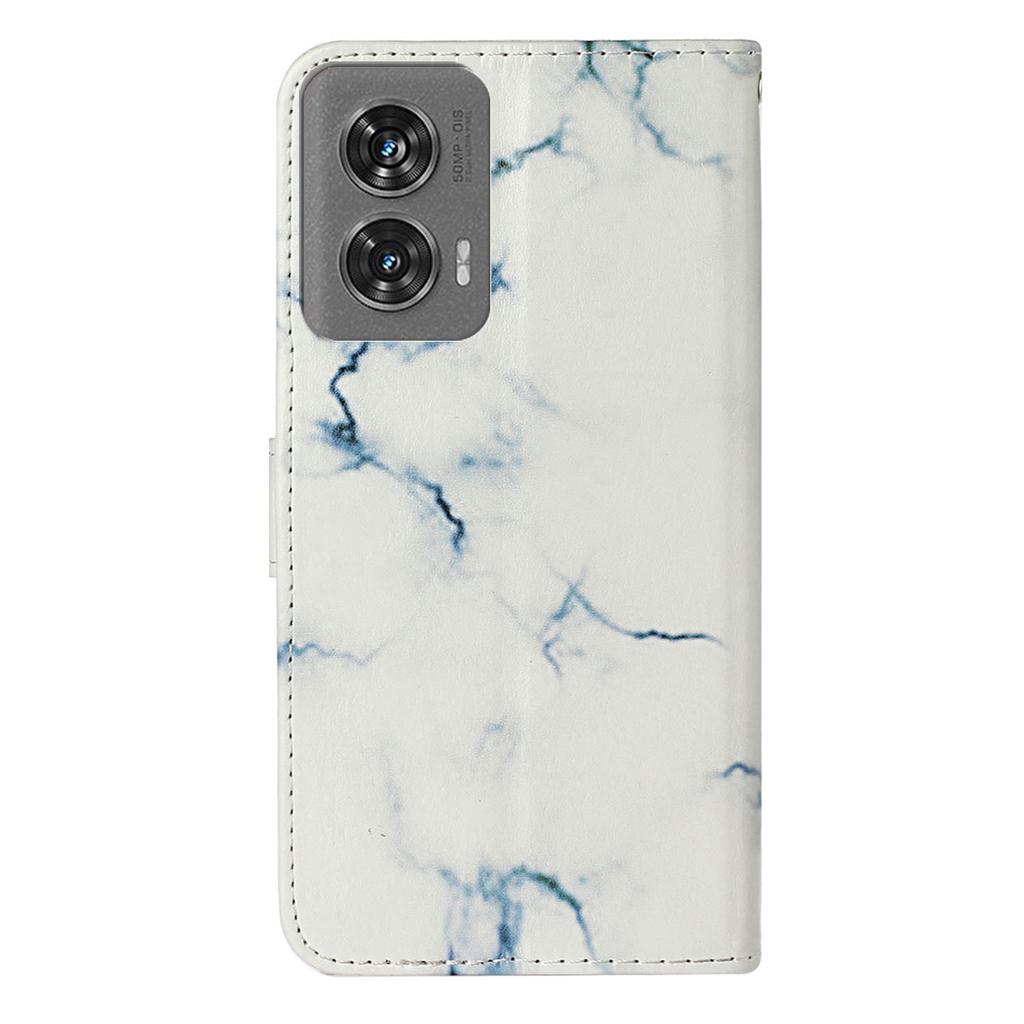 For Motorola Edge 50 Fusion 5G Case Pattern PU Leather Flip Phone Cover