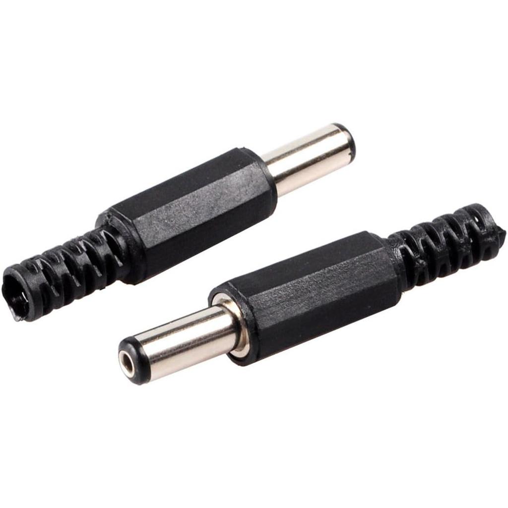 5 пар 5,5x2,1 мм штекер источника питания постоянного тока + гнездо для крепления на панель припойный проводной разъем 5,5 * 2,1 мм разъем постоянного тока