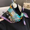 53 * 53cm Mulberry Silk Small Square Scarf Multifunctional Professional Fashion Decoration Silk Scarf For Spring And Autumn Warmth Shawl