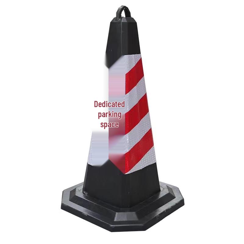 Reflective Rubber Square Traffic Cone