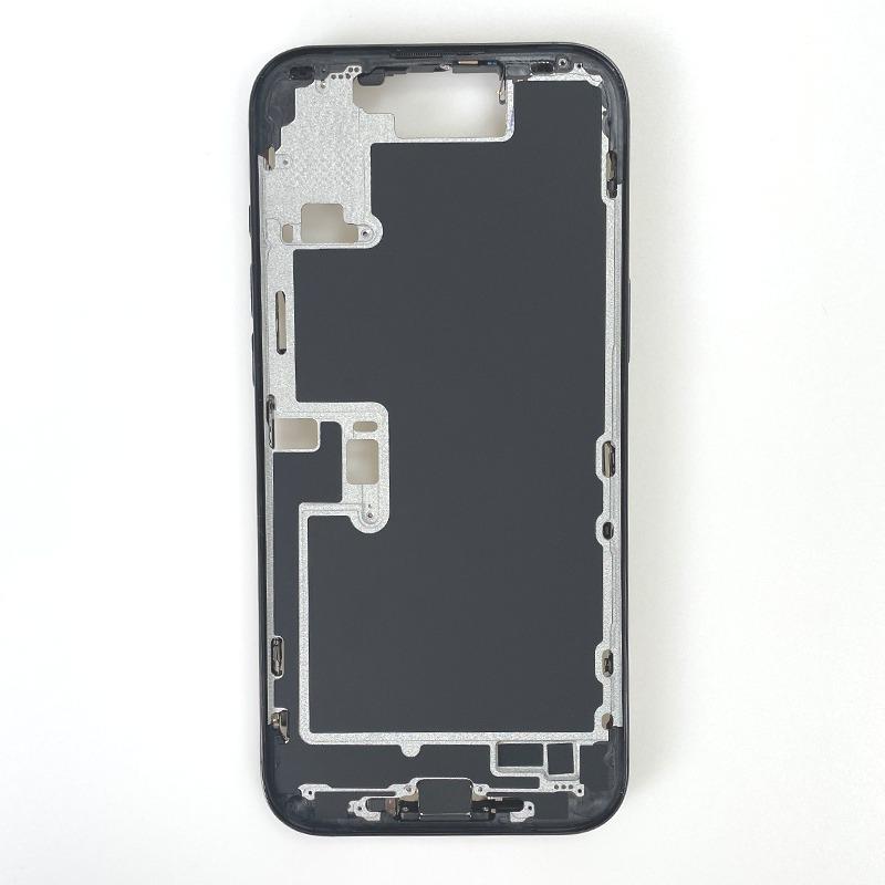 Для iPhone 16 Pro Max Полный корпус Средняя рамка Окантовка С кабелем шлейфа кнопок громкости и питания Боковая кнопка Шасси Запасные части для ремонта