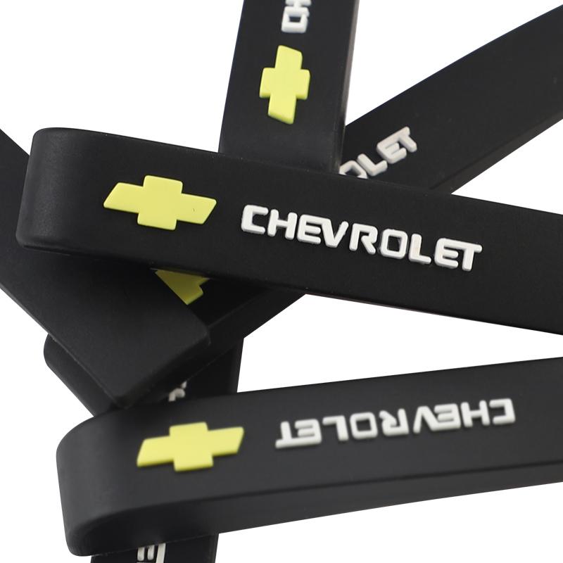 6Pcs Rubber Car Anti-Collision Bumper Strip Guards Protector Stickers For Chevrolet Sonic Silverado Z71 Aveo Trailblazer Bolt SS