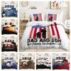 Quilt Cover Sports Baseball Bed Cover Digital Printing Bedding Three-Piece Set