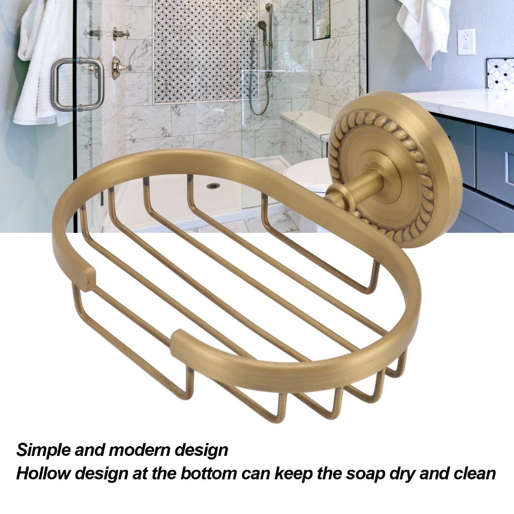 Copper Soap Holder Wall Mounted Soap Basket Vintage Soap Dish Space Saving